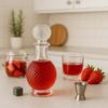 LUNA Glass Carafe 500 ml for Liqueurs Alcohol Gift Glass Container