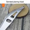 Anti-Rust Handheld Useful Double Row Sawtooth Stainless Steel Fish Scale Remover Fish Peeler