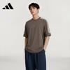 adidas Мужская летняя спортивная хлопковая футболка