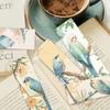 30 Sheets Cute Bird Bookmark Cartoon Decoration Reading Book Page Annotation Book Students Paper Cards