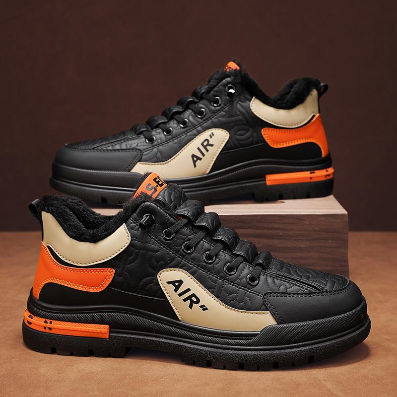 Роскошная зимняя обувь, мужские повседневные кроссовки, очень теплые плюшевые зимние ботинки для мужчин, обувь для тенниса, скейтборда, обувь с высоким берцем