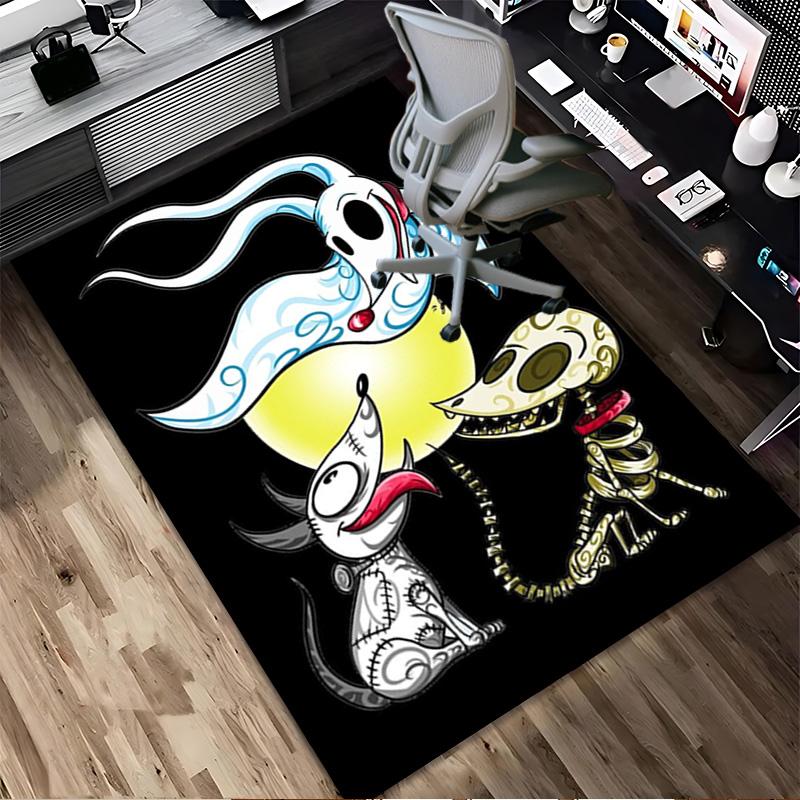 Nightmare Before Christmas Living Room Non-Slip Area Rug Soft Carpet for Bedroom Game Playroom Sofa Office Home Decor Doormat Christmas Gift C9211587