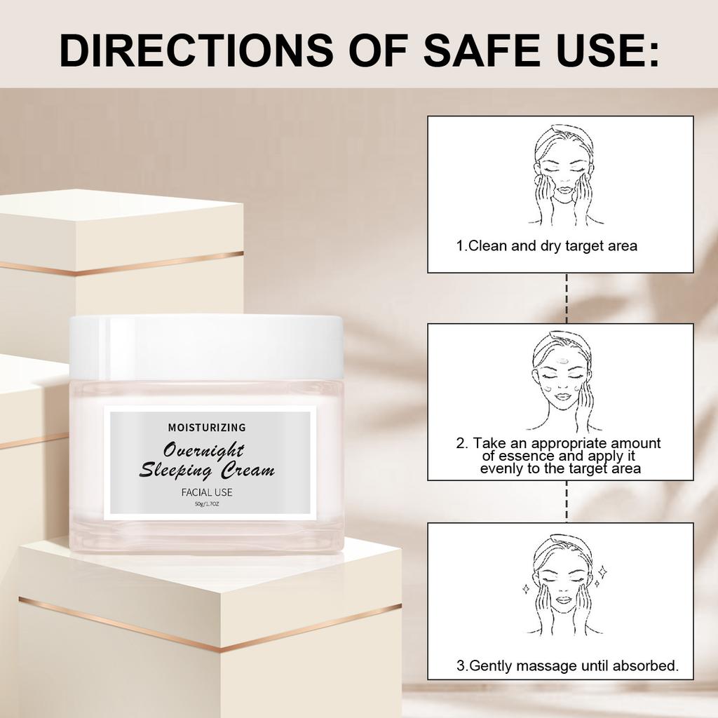 Интенсивный увлажняющий ночной крем против старения 50 г – Глубокое увлажнение