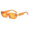 Version High-end Square Plastic Sunglasses for Men and Women Fashionable Trendy UV Resistant Glasses Outdoor Sunshade Sunscreen Eyewear