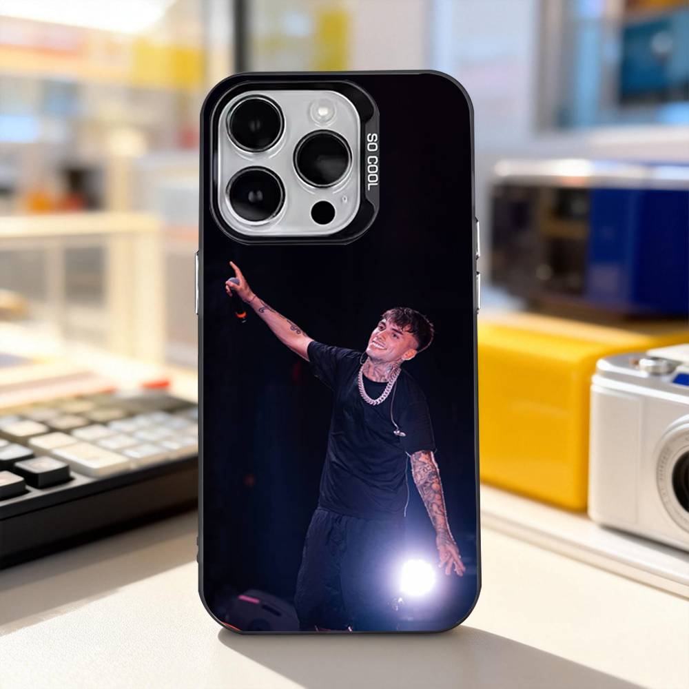Чехол для телефона Singer T-Tony B-Boy Cool для iPhone 11,12,13,14,15,16,17,Pro,Max,Plus,E,Air,Mini, IMD Матовый Черный