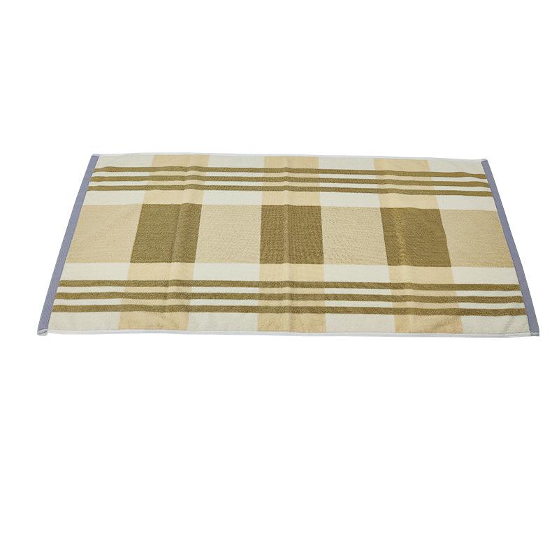 Спортивное полотенце из окрашенной хлопковой пряжи 40 * 100 удлиненное полотенце для марафона, хлопковое впитывающее полотенце для взрослых, уличное полотенце