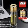 Borosilicate Glass Tea Water Cup One Click Opening Infuser Tumbler  Outdoor Activities