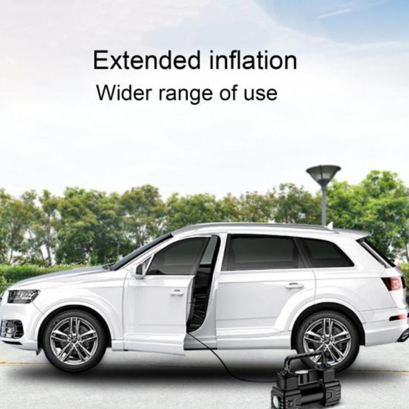12 В шинный насос портативный атмосферный компрессор с аварийной светодиодной подсветкой цифровой дисплей воздушный насос автоматический шинный насос
