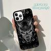 Японский самурайский Демон Они Ханья Чехол для телефона для iPhone 16 15 12 mini 11 13 14 Pro Max SE 2020 6S 7 8 Plus Coque