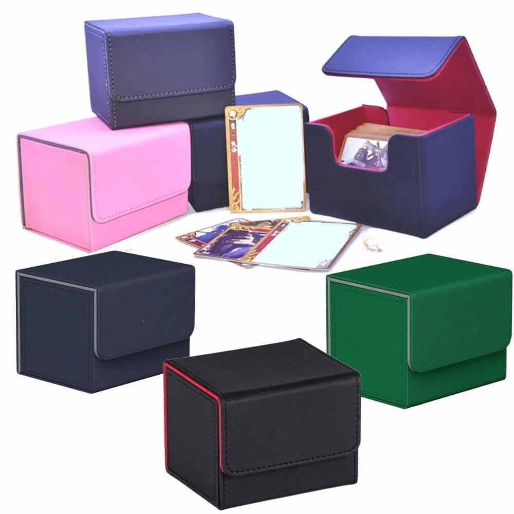 Flip Cover Trading Card Deck Box Magnetic Game Cards Storage Box  Gathering Card