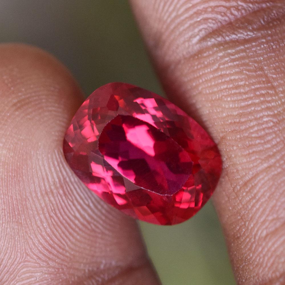 GORGEOUS 9Ct Cushion Shape NATURAL Red Ruby Loose Gemstone For Her/Him