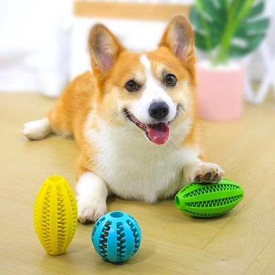 Собака жевательные игрушки для чистки зубов мяч для закусок игрушка для собак мяч из натурального каучука супер прочный интерактивный надувной шарик для домашних животных