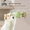 Игрушки для кошек с шариком из кошачьей мяты, мультяшная форма, игрушка для кошек, когтеточка, вращающаяся на 360 градусов игрушка для лизания, клейкая игрушка для домашних животных, игрушка для здоровья полости рта