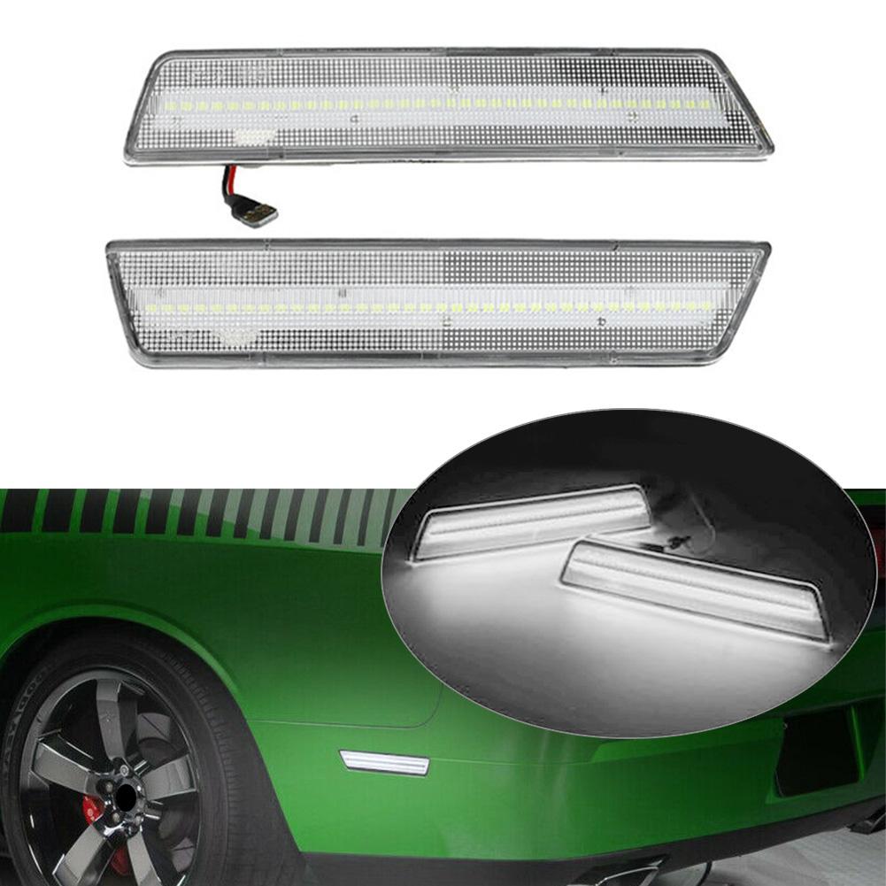 2 шт. автоматические светодиодные задние габаритные огни для Dodge Challenger 2008 2009 2010 2012 2013 2014 Charger 2011 2012 2013 2014 сигнальная лампа