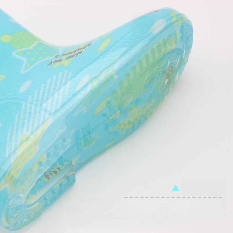 Star-Chasing Children's Floral Rain Boots for Boys and Girls - Princess Water Shoes