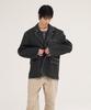 Akecii Scratch Leather Blazer_Black