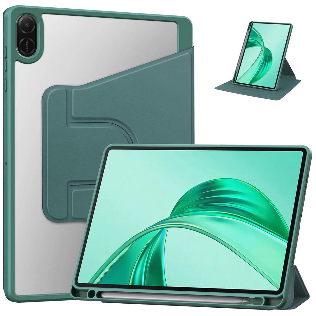 Чехол для Honor Pad X8a, чехол 11" Trifold PU кожаный акриловый чехол-подставка для Honor Pad X8a X 8a с держателем для карандаша
