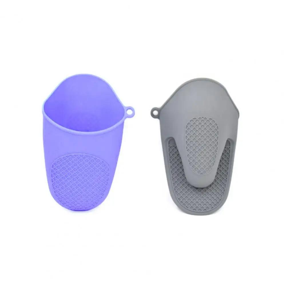 Anti-scald Oven Glove Thickened Hand Clip Durable Silicone Oven Mitts  Hot Bowl
