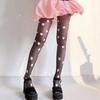 Translucent Polka Dot Tights Ultra-thin Printed Pantyhose Sheer Pantyhose  JK Skirt Accessories