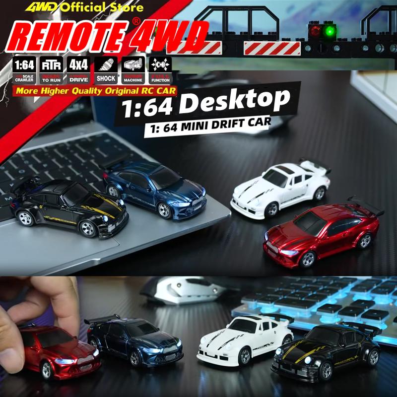 Oike 4WD Drift Racing Car 1:64 / 1:43 Mini Remote Control High Speed Car Radio Electric Competition Toy Gift For Kid Boy Adult