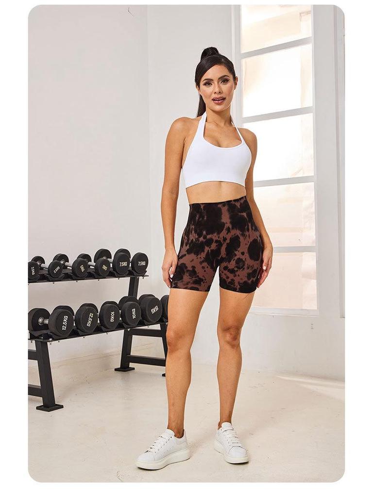 2023 DARCSPORT Женские бесшовные трикотажные фитнес-шорты с головой волка