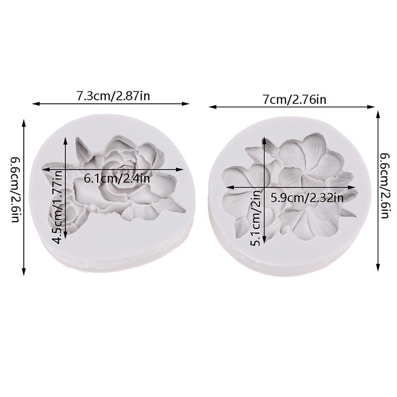 Силиконовая форма в форме цветка Diy Gardenia Plumeria Rubra Форма для мыла и помадки для торта