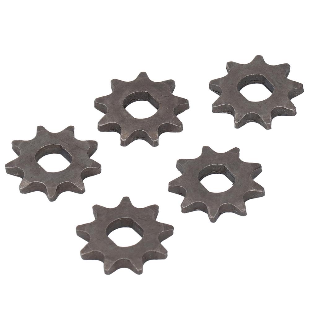 Цепная звездочка T8F 9T Стальная звездочка двигателя для 47cc 49cc Pocket Bike Scooter ATV