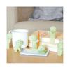 6pcs Smiski Blind Box Sunday Series Yoga Fitness Series Minifigure Noctilucent Decoration Doll Bedroom Toilet
