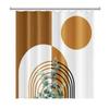 Nordic Wind Abstract Art Boho Shower Curtain Waterproof Polyester Bath Curtain Morandi Color Block Curtains For Bathroom Decor