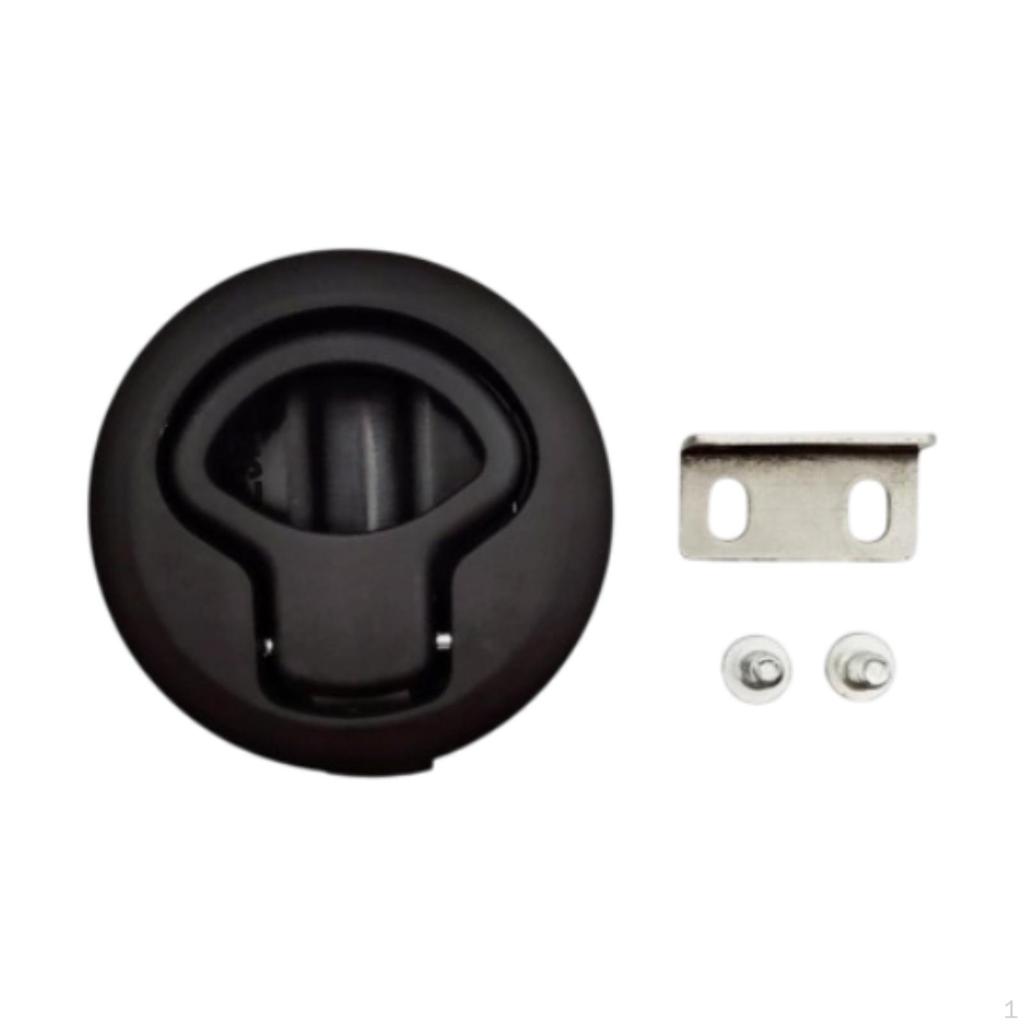 Cabinet Lock Pull Latch Locking Marine Boats Compact Hardware Versatile Accessories RV Round