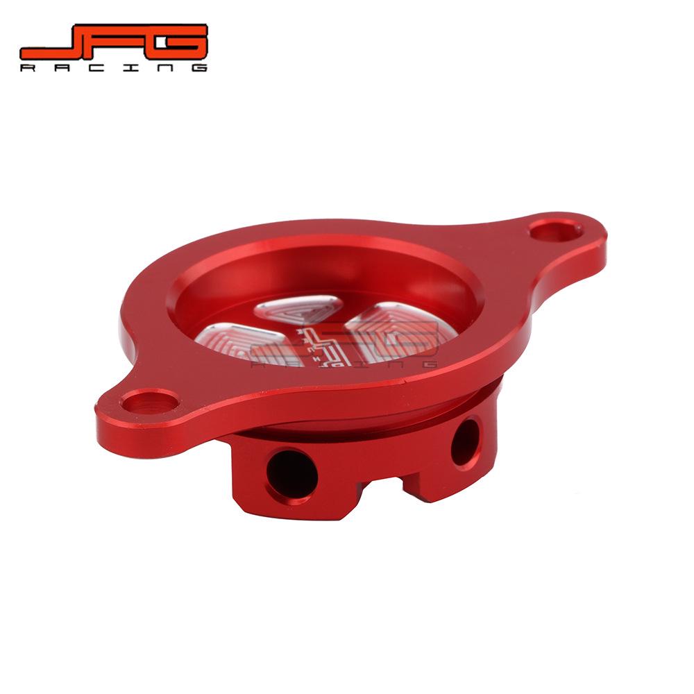 Крышка масляного фильтра двигателя из алюминия с ЧПУ для внедорожных мотоциклов CRF450R 2009-2016