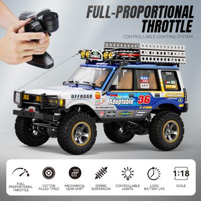 Новый LR1801 2.4G 1:18 RC Автомобиль Вездеход 4WD Полностью Пропорциональный Режим RC Симуляция Преодоление Препятствий Внедорожник Автомобиль с Дистанционным Управлением Игрушка Подарок для Мальчика
