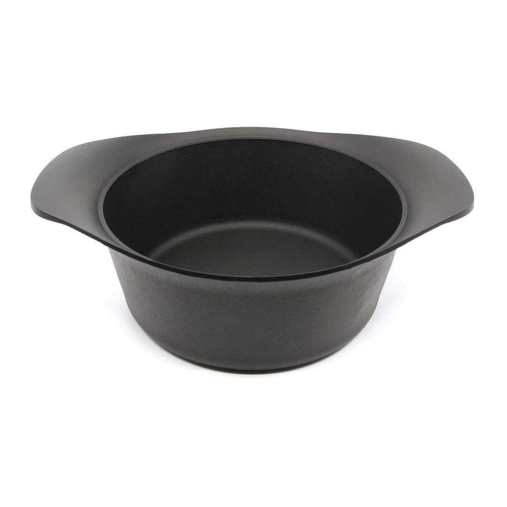Глубокий чугунный горшок Sori Yanagi Nanbu Ironware, сочетающий в себе простой дизайн, высокую прочность, удобную крышку и практичность. Сделано в Японии. Ручка IH.