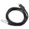 USB to XLR Microphone Cable Professional Stable Signal Output Recordable USB to XLR Mic Converter Cable for PC 9.8ft 3m