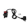 Inline Cord Switch with 4ft 18AWG Cable Piggyback Plug 16A IP67 Water Proof Inline Power Switch NEMA 5 15P Plug and 5
