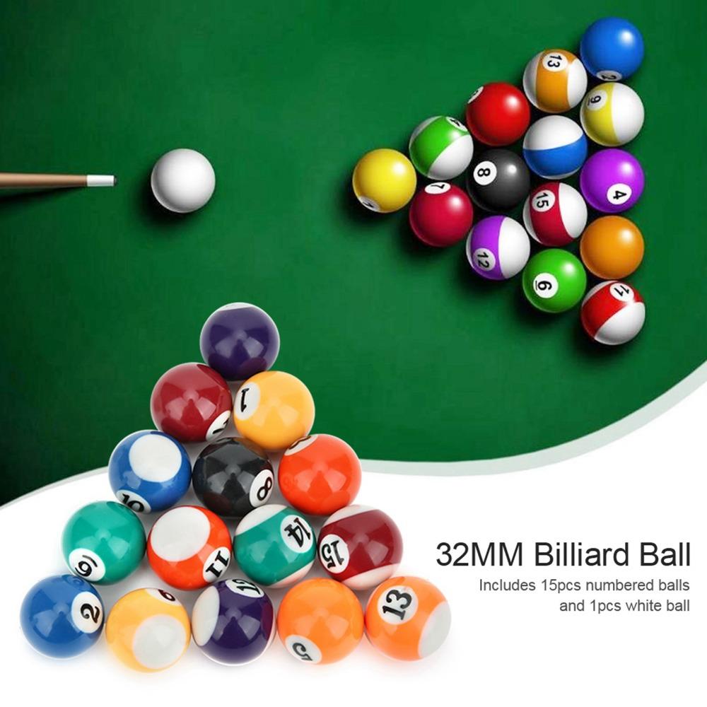 Numbered Pool Balls Set Color Coded Mini Billiard Balls Set Billiard Ball Set Pool Table