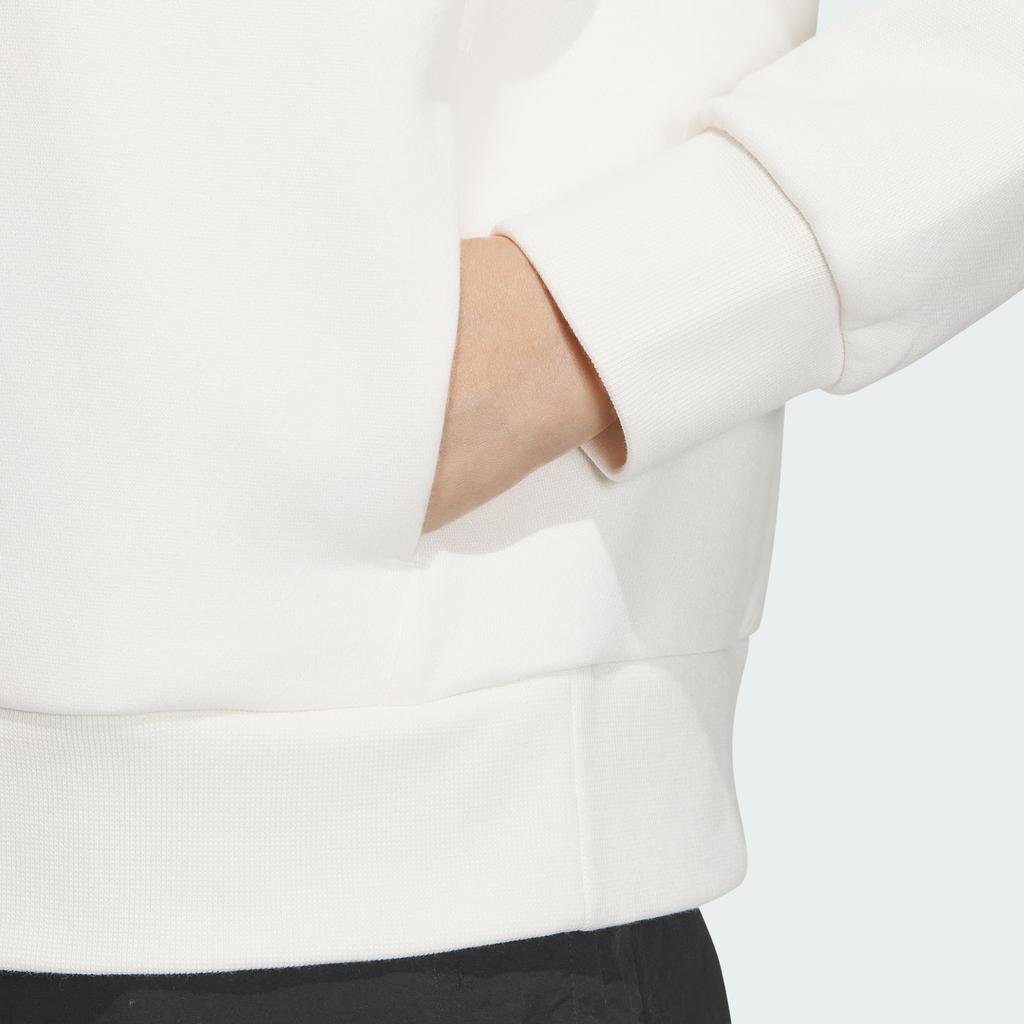 Adidas W Fustl Hoodie Floral Print Sports American Style Pullover Hoodie Women Hoodies Pink White IM8981