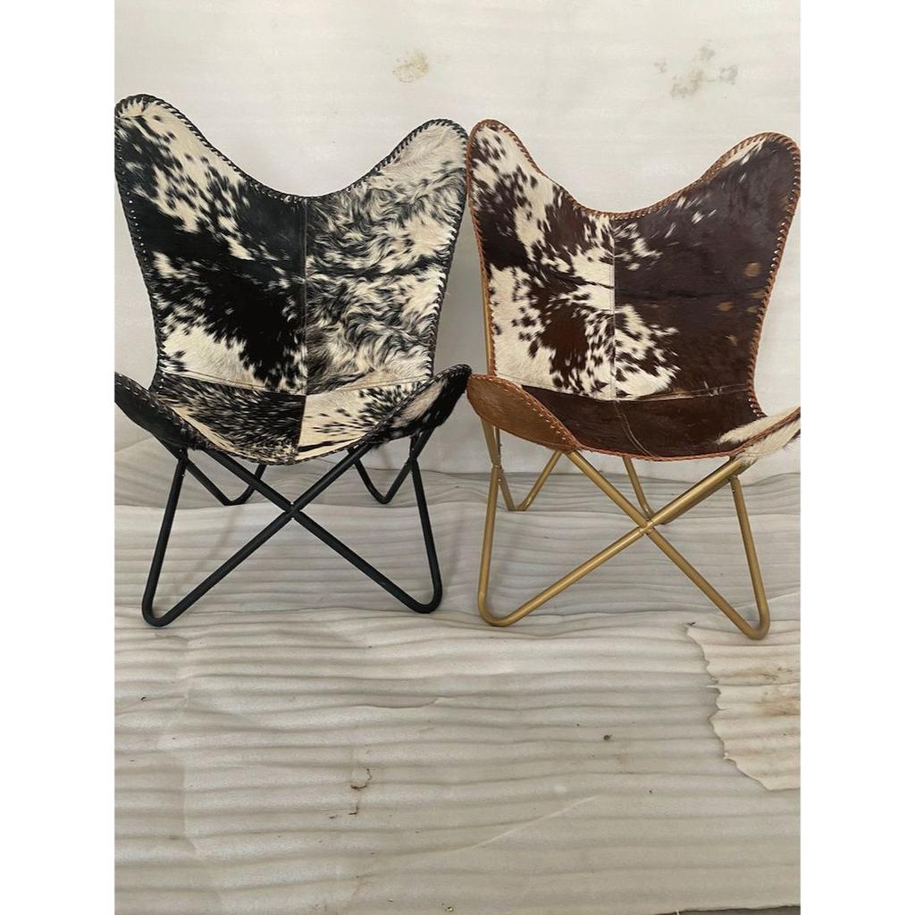 Кожаное кресло-бабочка Кожаное кресло-бабочка с креплением на голове Кожаное кресло-подлокотник Гостиное кресло Садовое кресло Расслабляющее кресло ( Черно-коричневый)