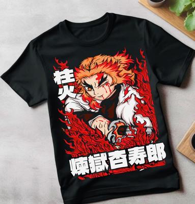 РАСПРОДАЖА! Футболка Клинок, рассекающий демонов Кёджуро Рэнгоку Kimetsu no Yaiba Размер M_5XL