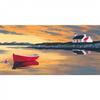 Anthony Barber Golden Light - Harris Canvas Print