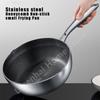 316 Stainless Steel Honeycomb Frying Pan Steak Cooking Non-Stick Pan Induction Cooker Universal Kitchen Cookware Flat Bottom Wok