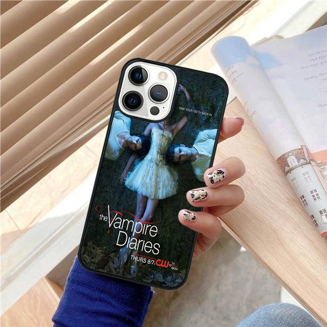 Чехол-накладка с принтом «Дневники вампира» для iPhone 17 Air 15 16 14 13 12 Pro Max 11 Pro Max Plus Чехол для телефона