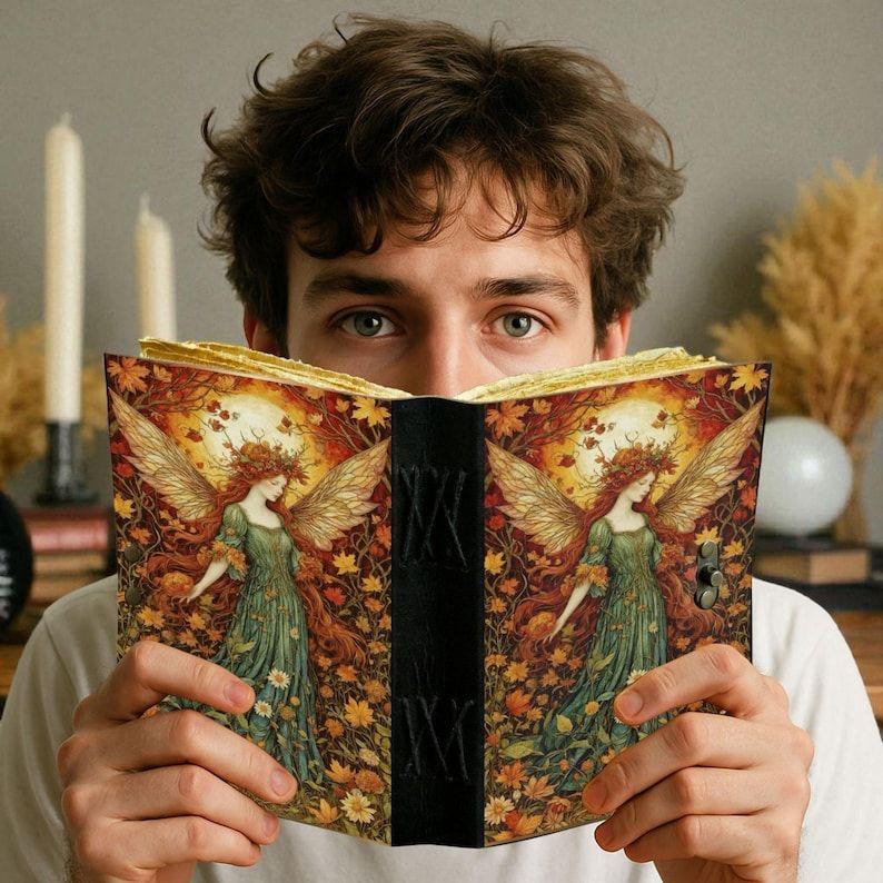 Рукописный гримуар из кожи феи: Рождественский Подарок Книга Теней