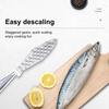 Рыбочистка Yousheng из нержавеющей стали для удаления накипи, легкоочищаемый инструмент для чистки чешуи рыбы, скребок для чистки рыбы