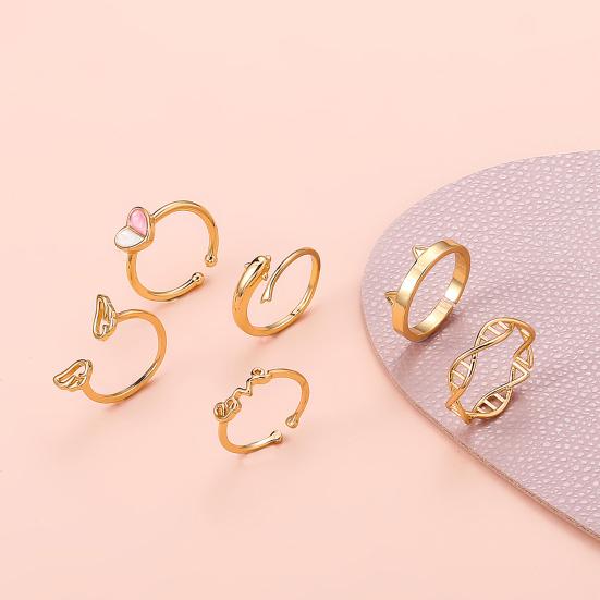 6шт кольца на палец ноги ювелирные изделия с открытием сердца регулируемые яркие блестящие кольца на палец ноги для пляжа