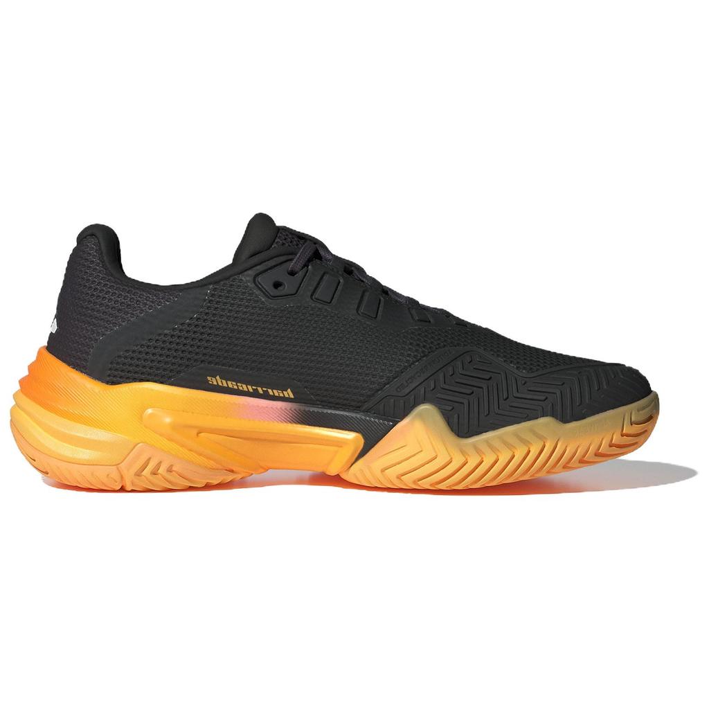 Adidas Barricade Comfortable Lightweight Slip Resistant Durable Low Top Tennis Shoes Women Sneakers Black Orange IH2592