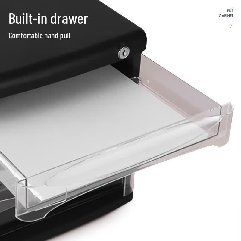 Deli 9794 4-Tier Locking Desktop File Cabinet