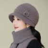 New Autumn and Winter Women's Fleece Basin Hat, Ear Protection Hat, Knitted Wool Hat