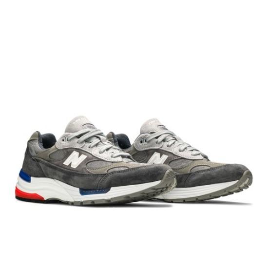 New Balance 992 Сделано в США Серо-синий красный M992AG