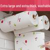 Dual-Use Non-Woven Kitchen Dishcloth Roll - Large, Disposable & Non-Stick for Dry or Wet Cleaning